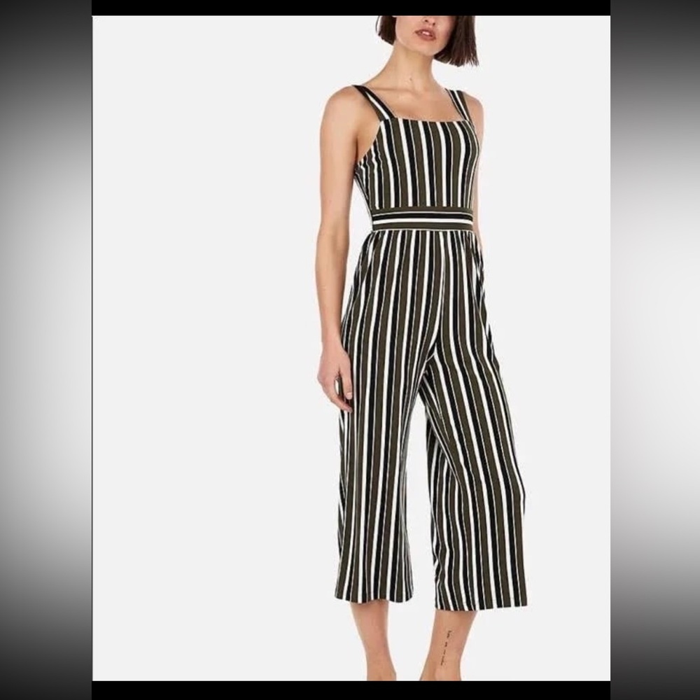 Express Striped Jumpsuit